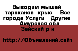 Выводим мышей ,тараканов, крыс. - Все города Услуги » Другие   . Амурская обл.,Зейский р-н